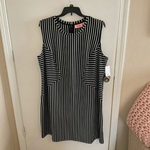 Black & White Striped Dress